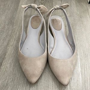 Johnston & Murphy Tami Bow Slingbacks flats